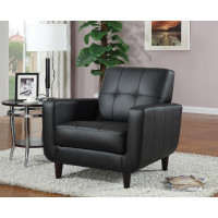 Coaster Furniture 900204 Padded Seat Accent Chair Black